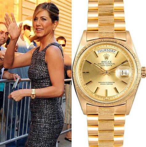 jennifer aniston rolex gold watch|jennifer aniston rolex watch.